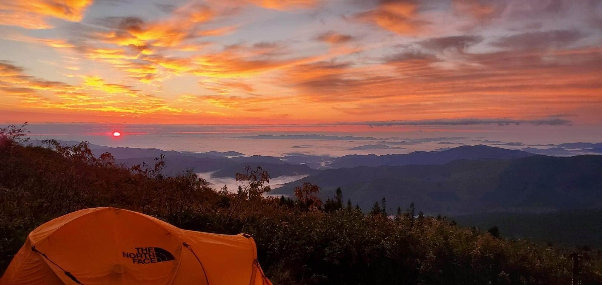 Francis C.'s photo of tent camping at Maple Camp Bald near Boiling Springs, NC