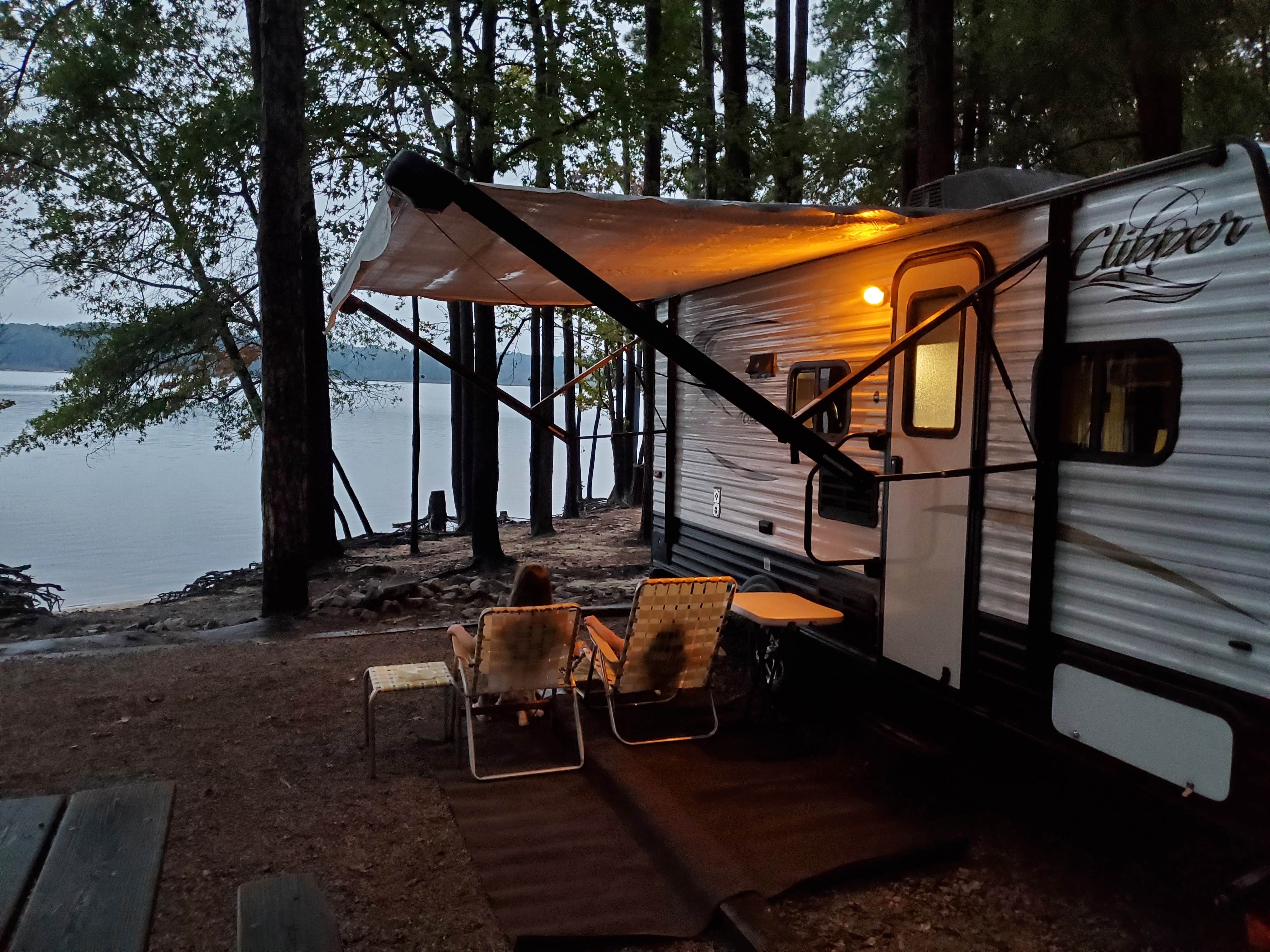 Camper submitted image from Kerr Lake State Recreation Area Kimball Point - 1