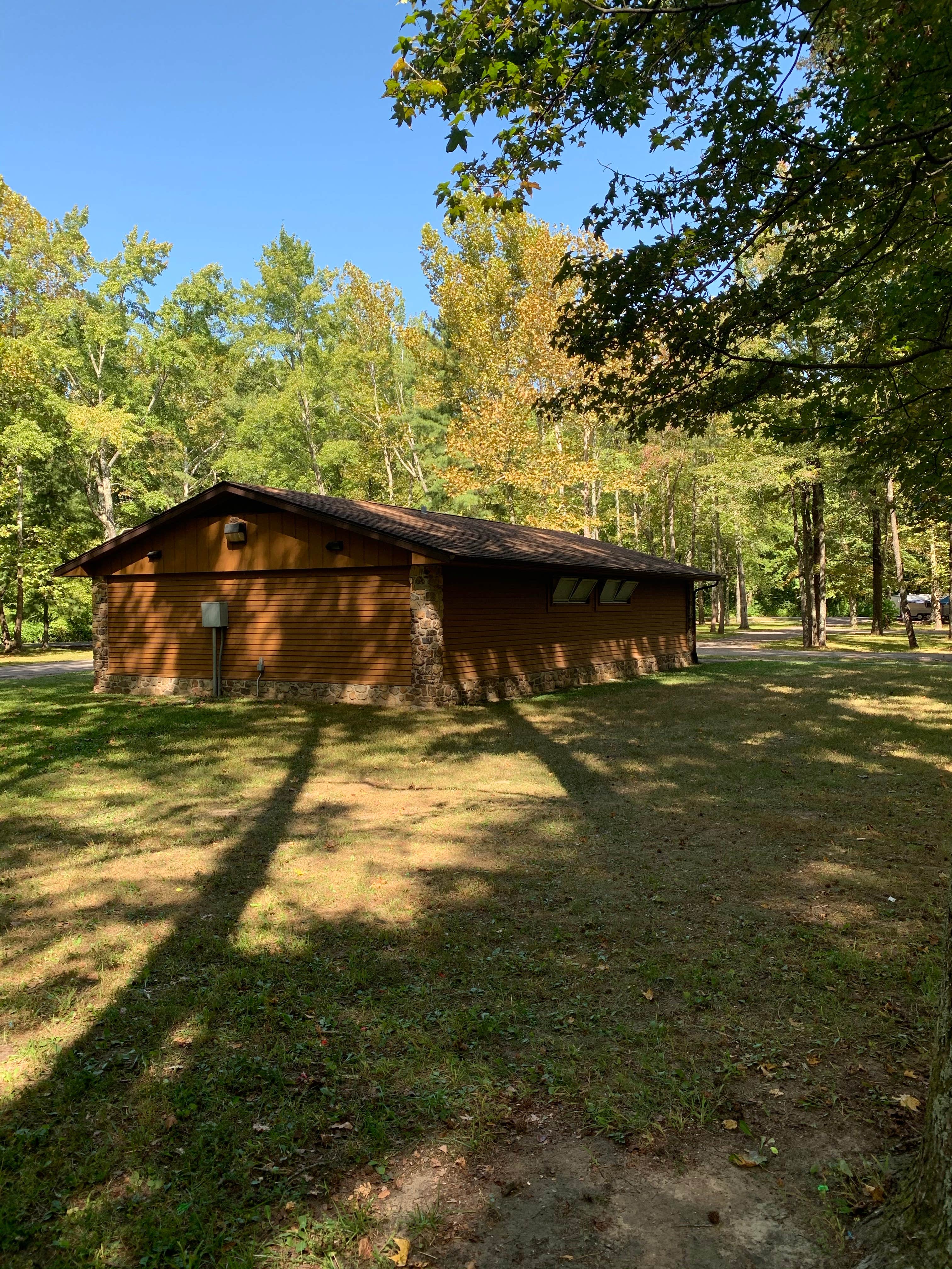 Stephani's photo of a cabin at Starve Hollow State Rec Area Campground near Hoosier National Forest
