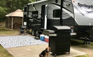 John D.'s photo of camping with pets at Bowdish Lake Camping Area near Buffumville Lake