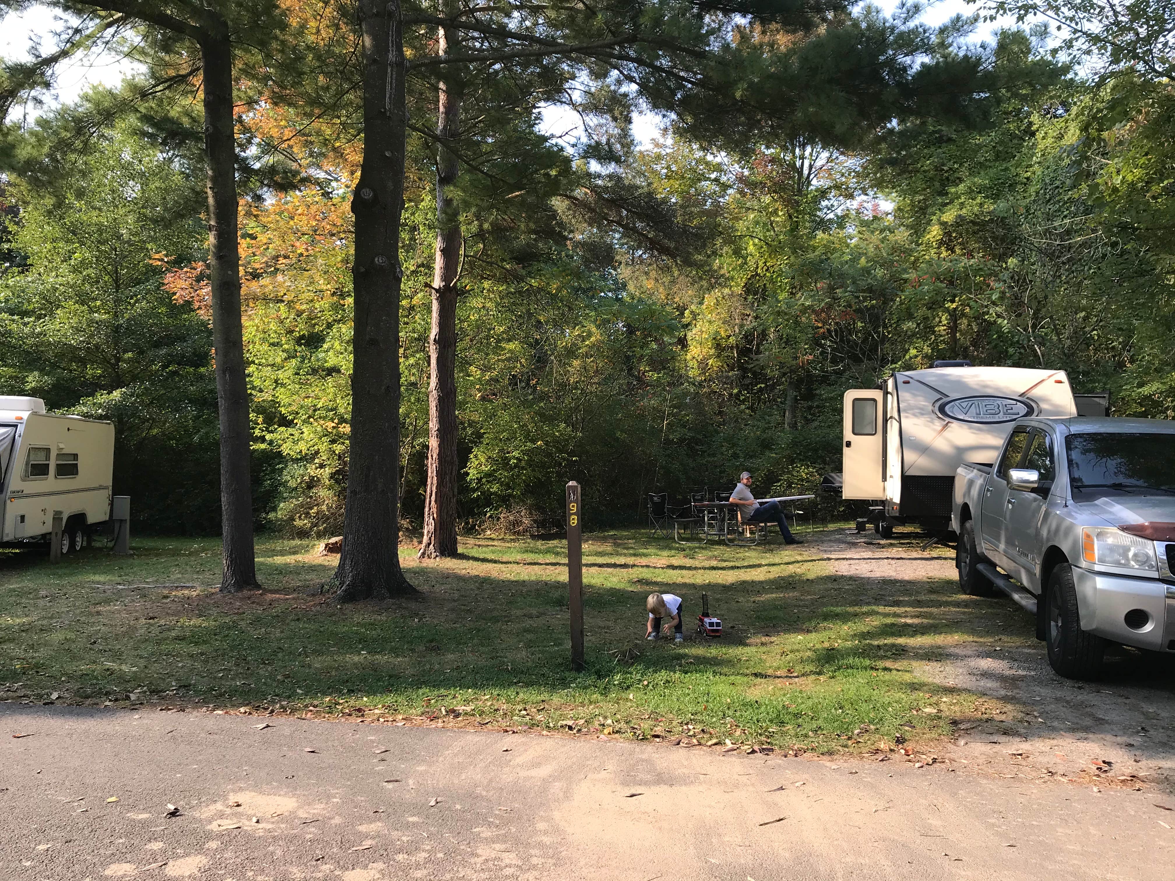 Katie B.'s photo of rv camping at Hamlin Beach State Park Campground near Rush, NY