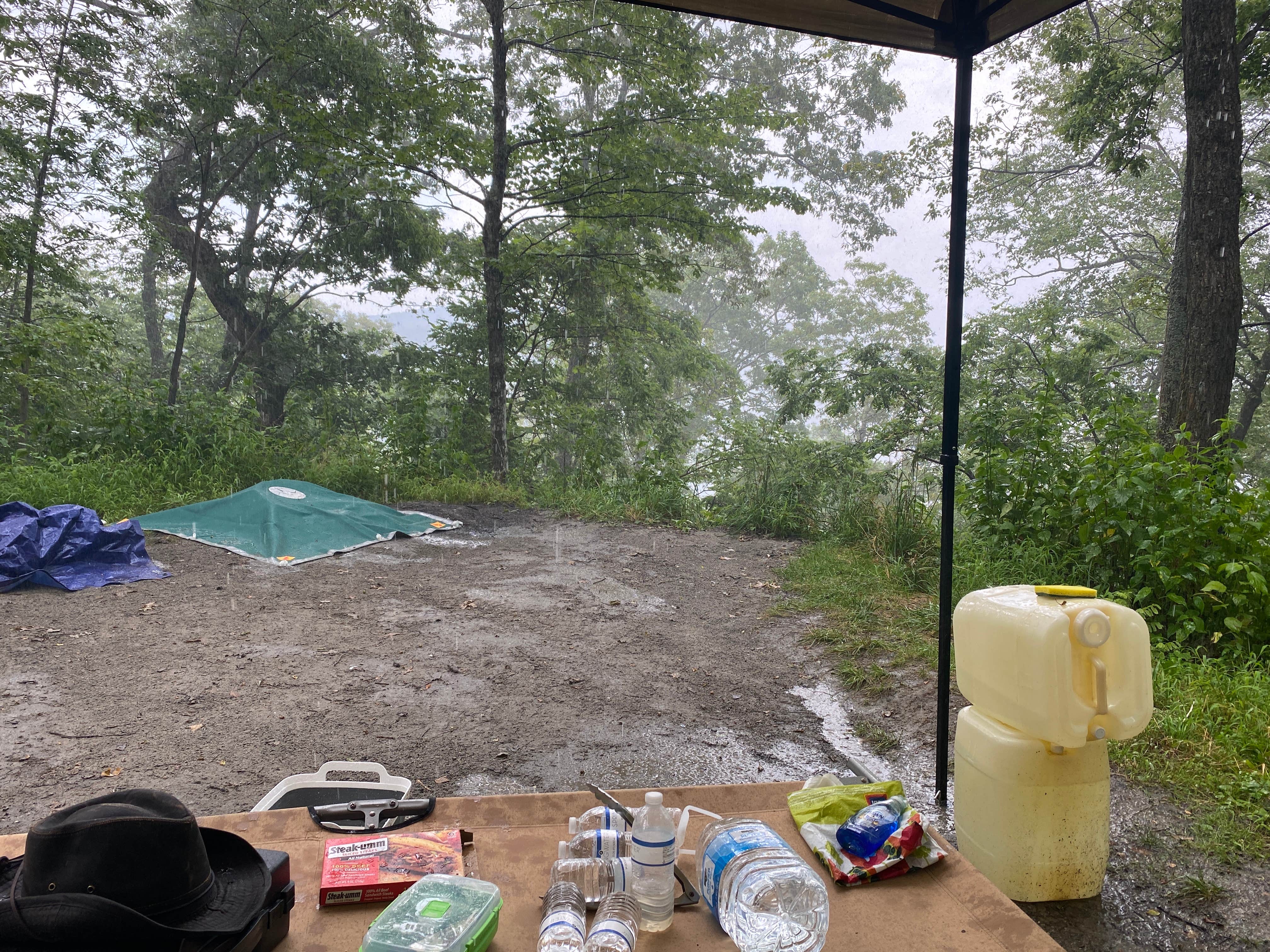 Monte W.'s photo of a dispersed camping area at Linville Gorge Wilderness Dispersed Camping--Western Section, NC 128 he near Linville Falls, NC