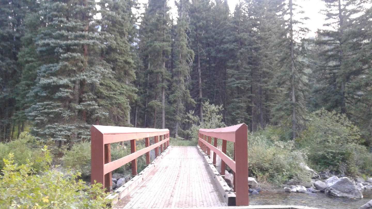 Bridge crossing near the campground.