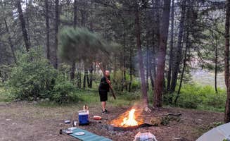 Quinn Z.'s photo of a dispersed camping area at Muchwater Dispersed Campground and Recreation Area near Paradise, MT