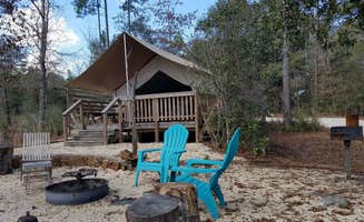 Marlene V.'s photo of tent camping at Coldwater Gardens near Perdido, AL