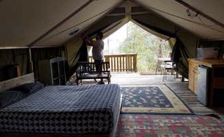 Marlene V.'s photo of glamping accommodations at Coldwater Gardens near Monroeville, AL