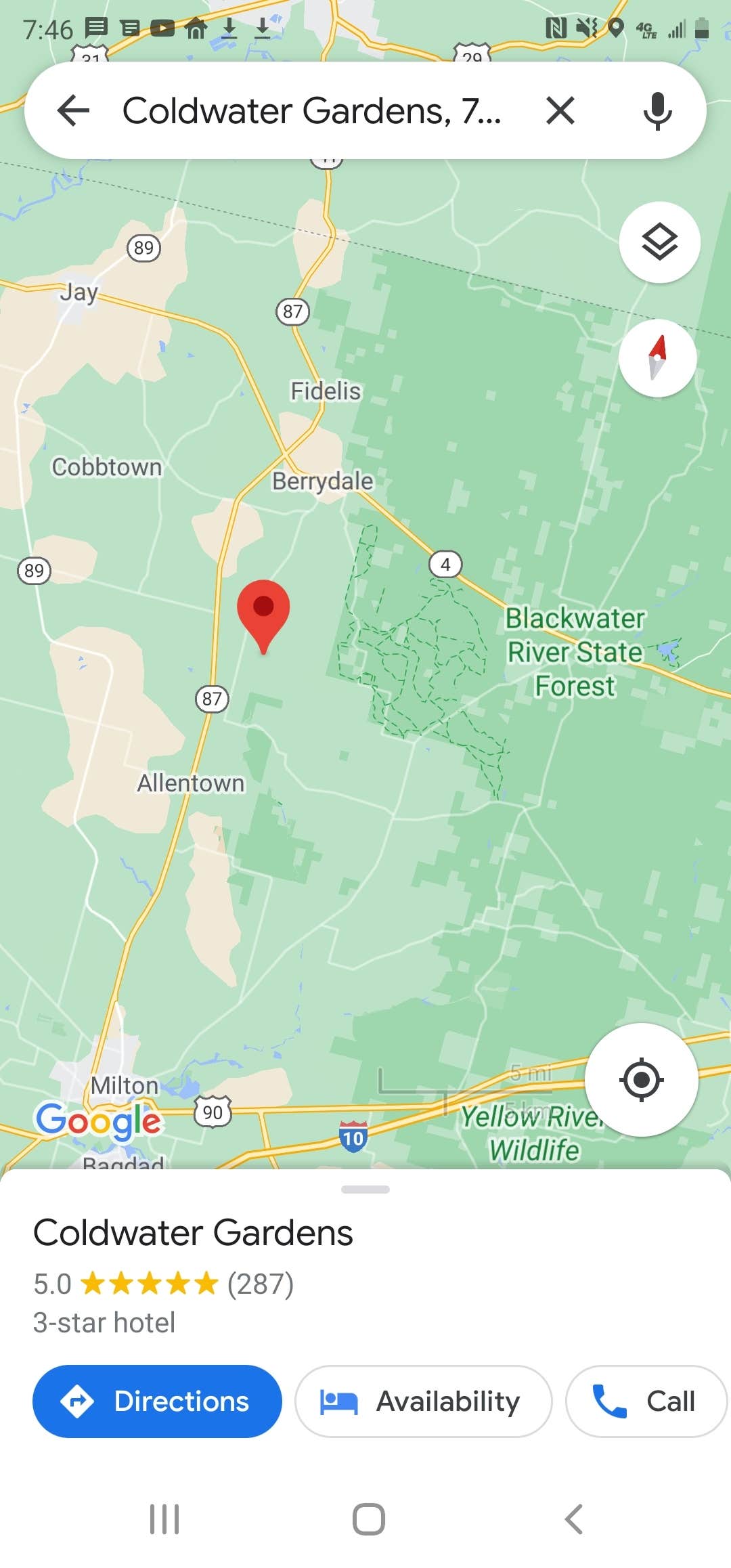 Camper-submitted photo at Coldwater Gardens near Elberta, AL