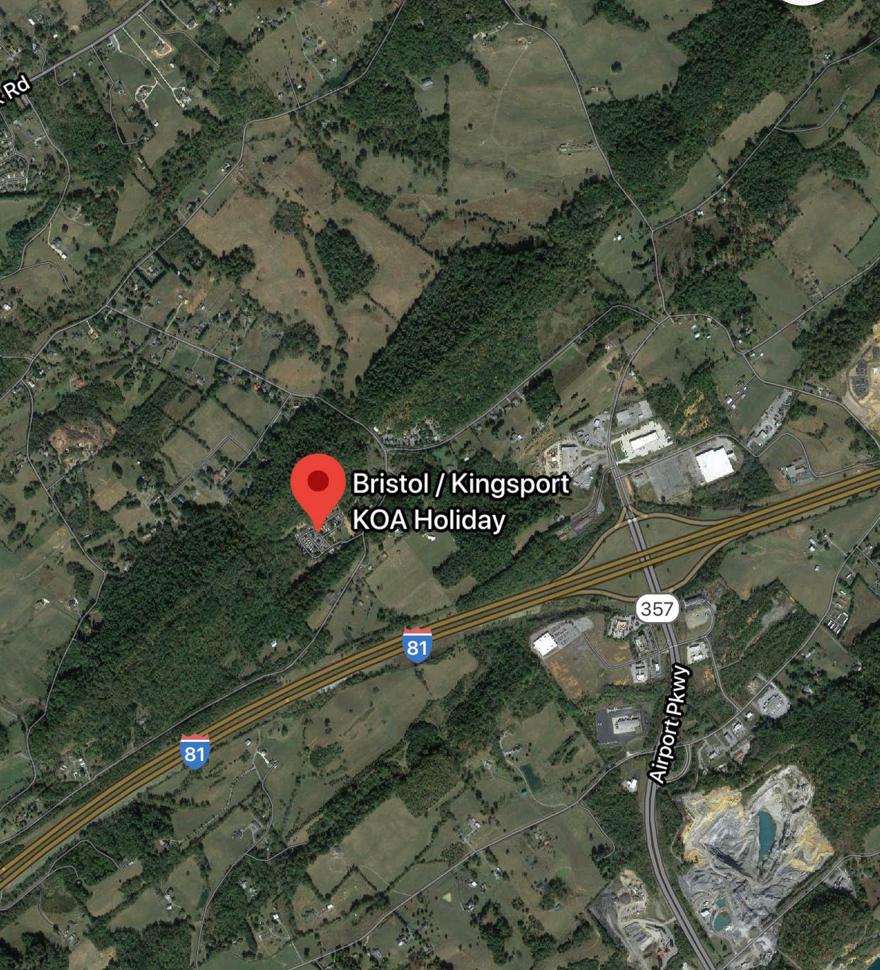 Camper-submitted photo at Bristol-Kingsport KOA near Kingsport, TN