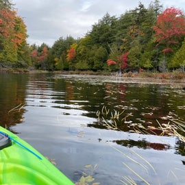 Foliage and kayaking on Fishcreek.
