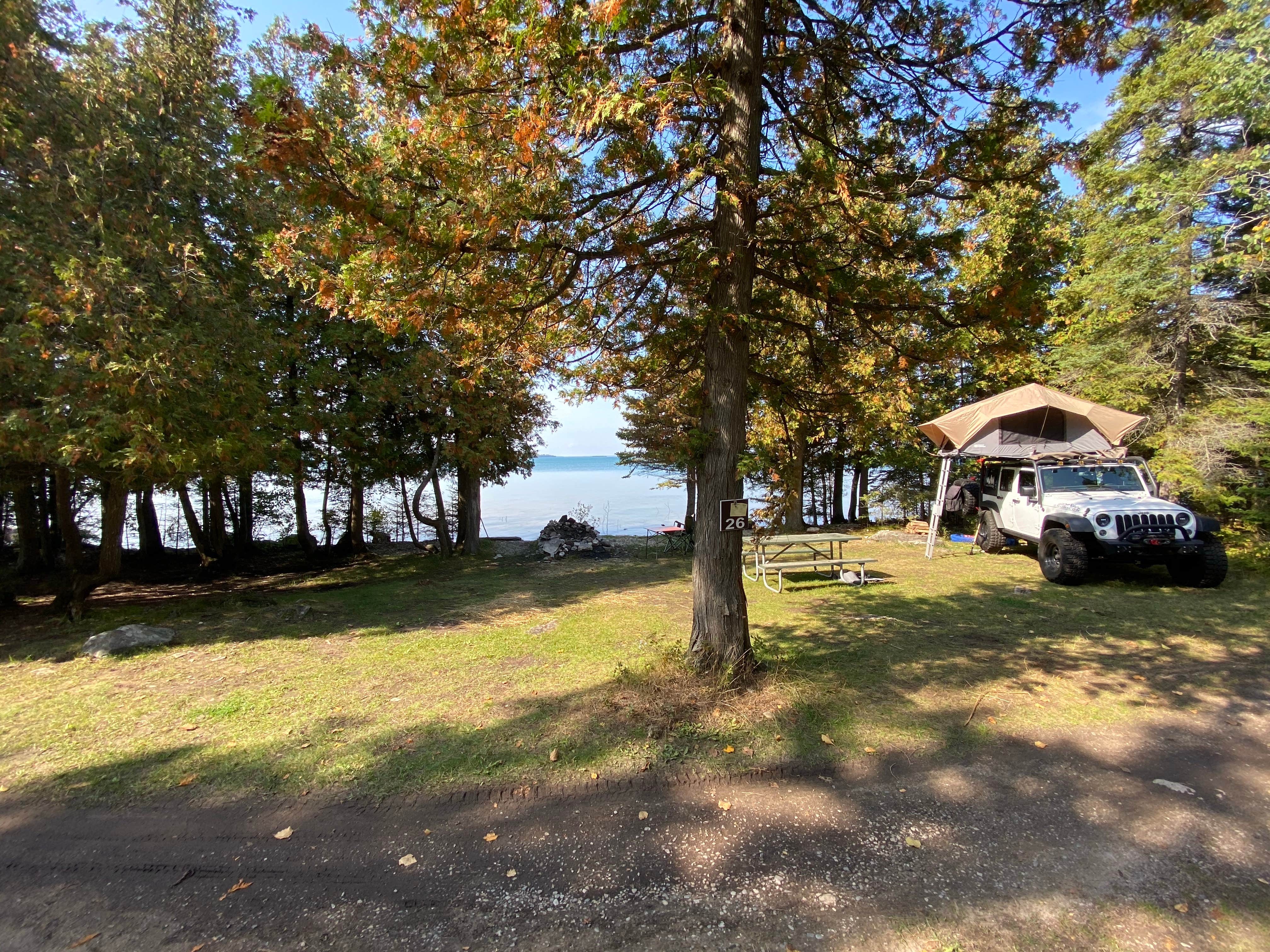 Brian N.'s photo at Drummond Island Township Park Campground near De Tour Village, MI