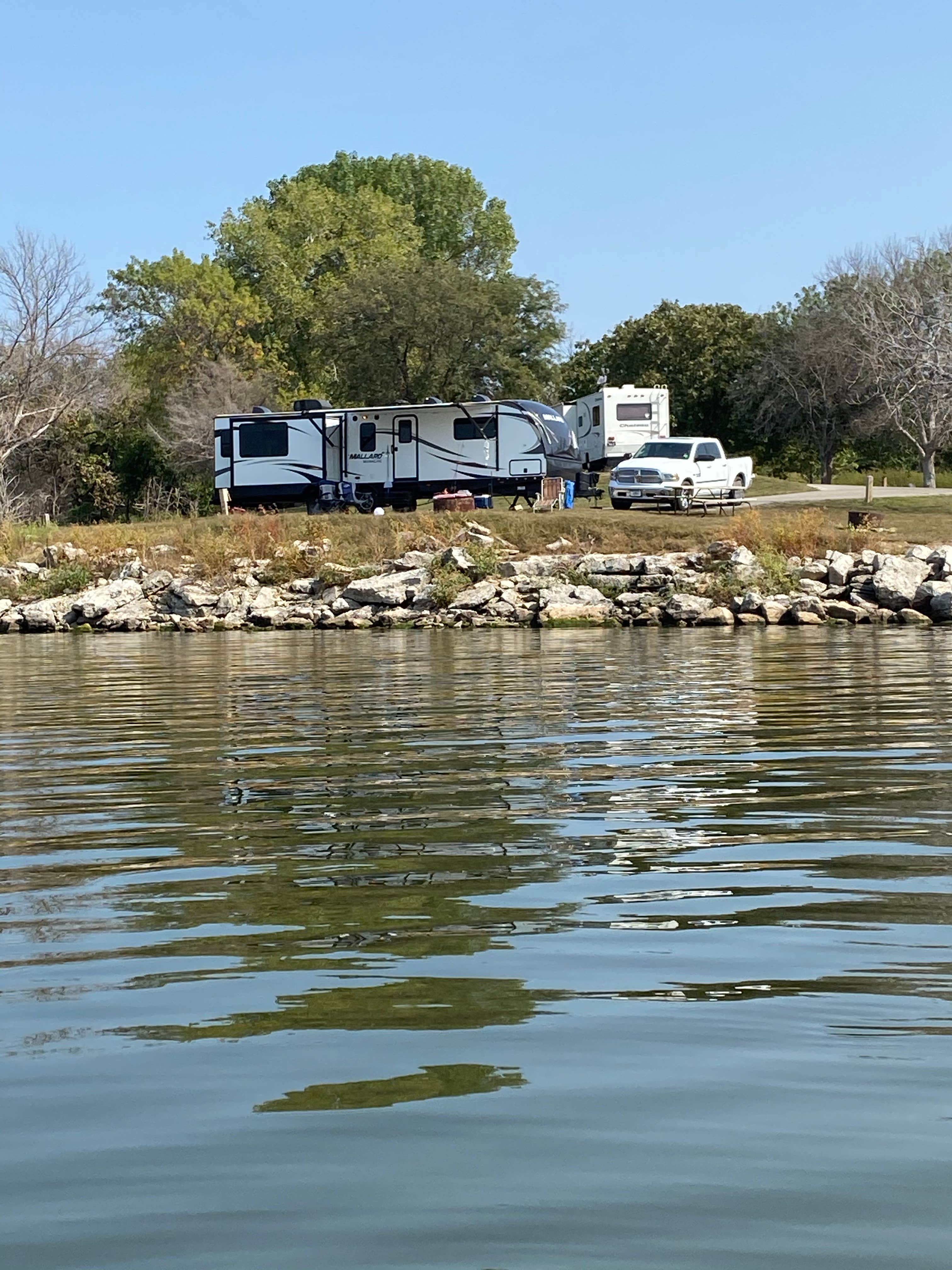 Shannon G.'s photo of rv camping at Woodland Hills — Milford State Park near Randolph, KS