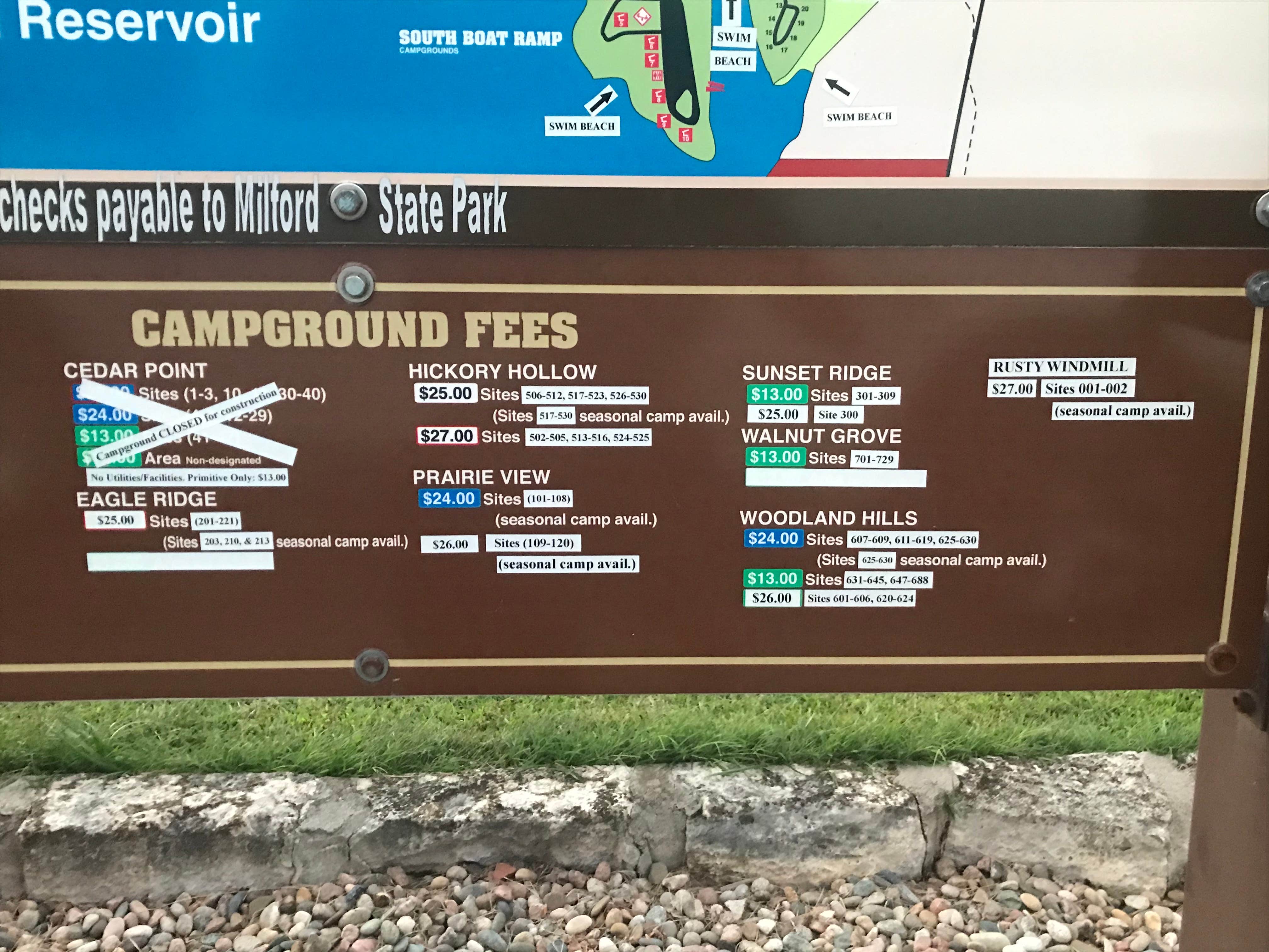 Camper-submitted photo at Walnut Grove — Milford State Park near Minneapolis, KS