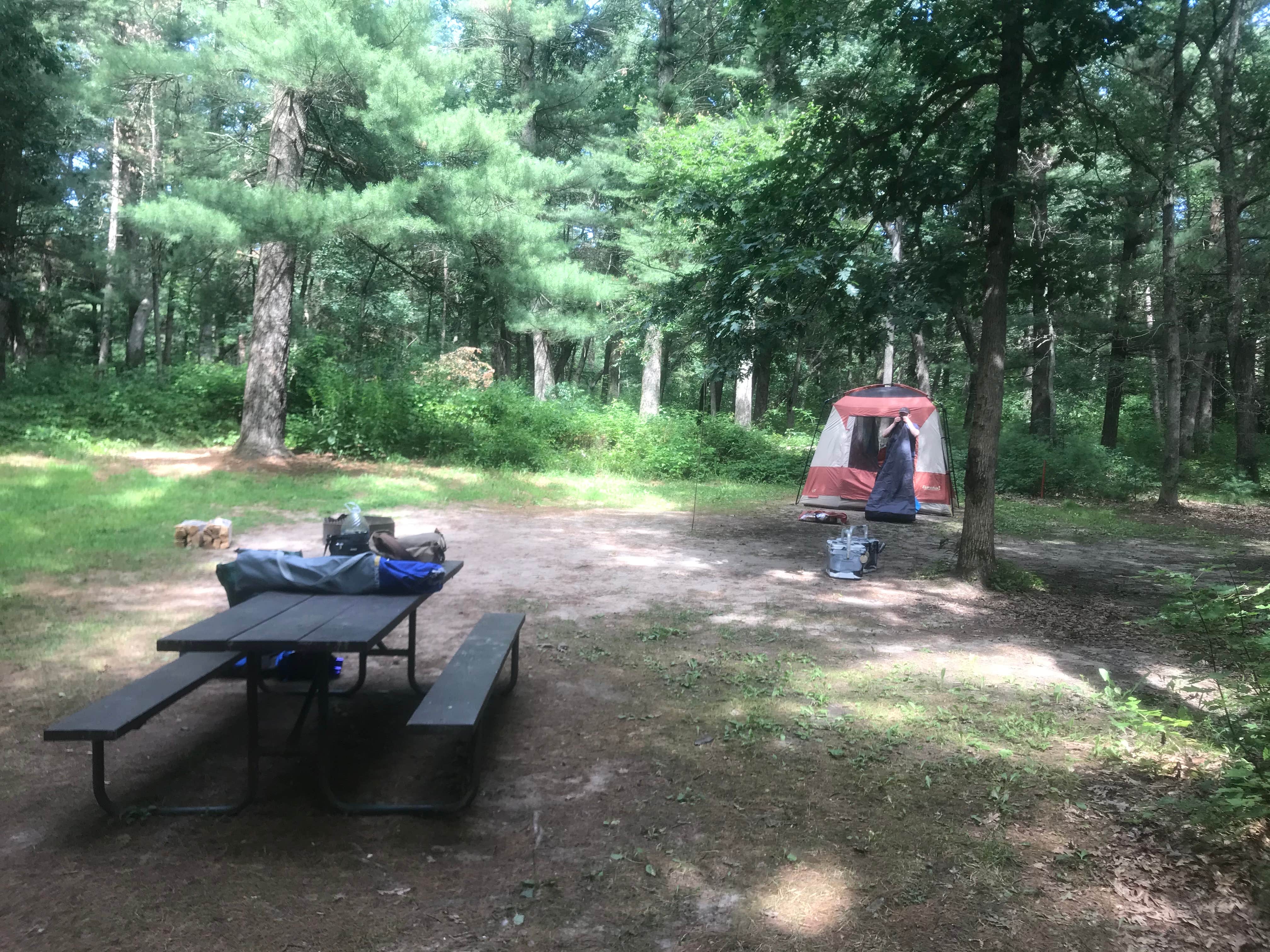 Krista T.'s photo at Cliffwood Campground — Mirror Lake State Park near Reedsburg, WI