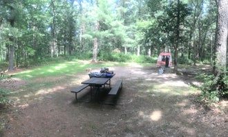 Camping near Sandstone Ridge Campground — Mirror Lake State Park: Cliffwood Campground — Mirror Lake State Park, Lake Delton, Wisconsin