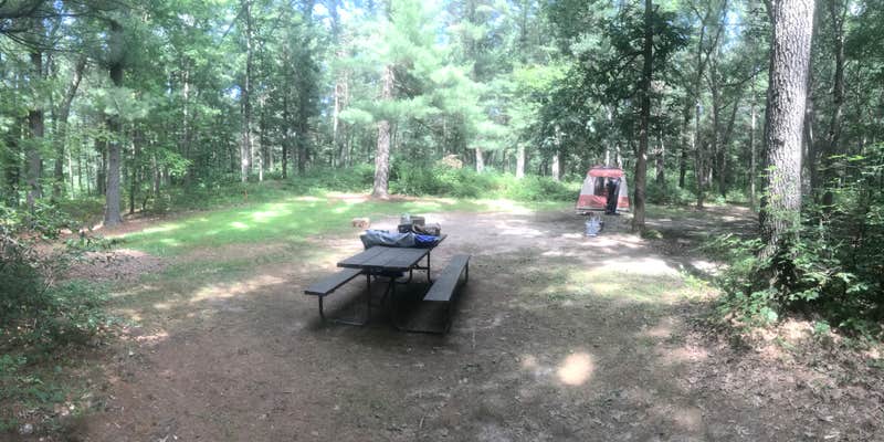 Camper submitted image from Cliffwood Campground — Mirror Lake State Park