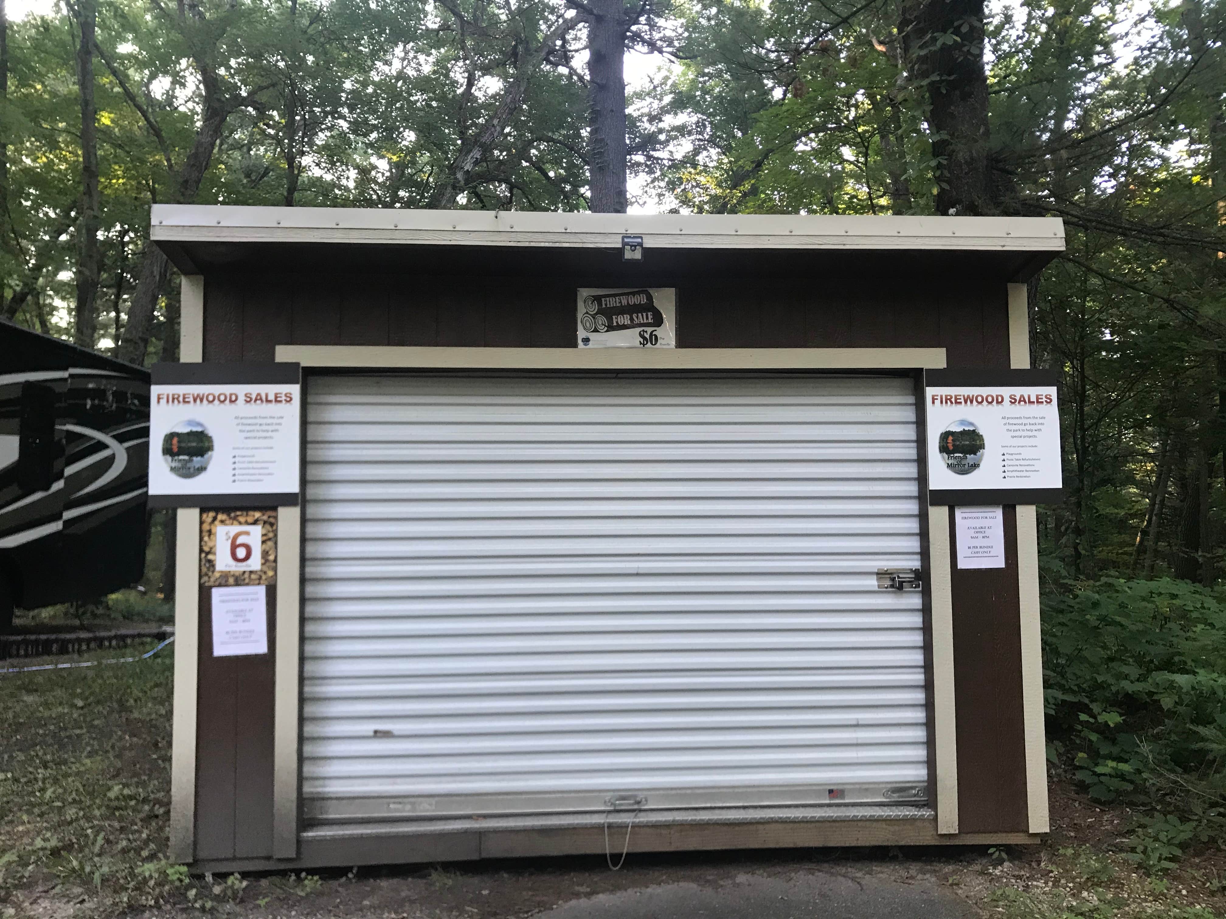 Camper-submitted photo at Cliffwood Campground — Mirror Lake State Park near Wisconsin Dells, WI
