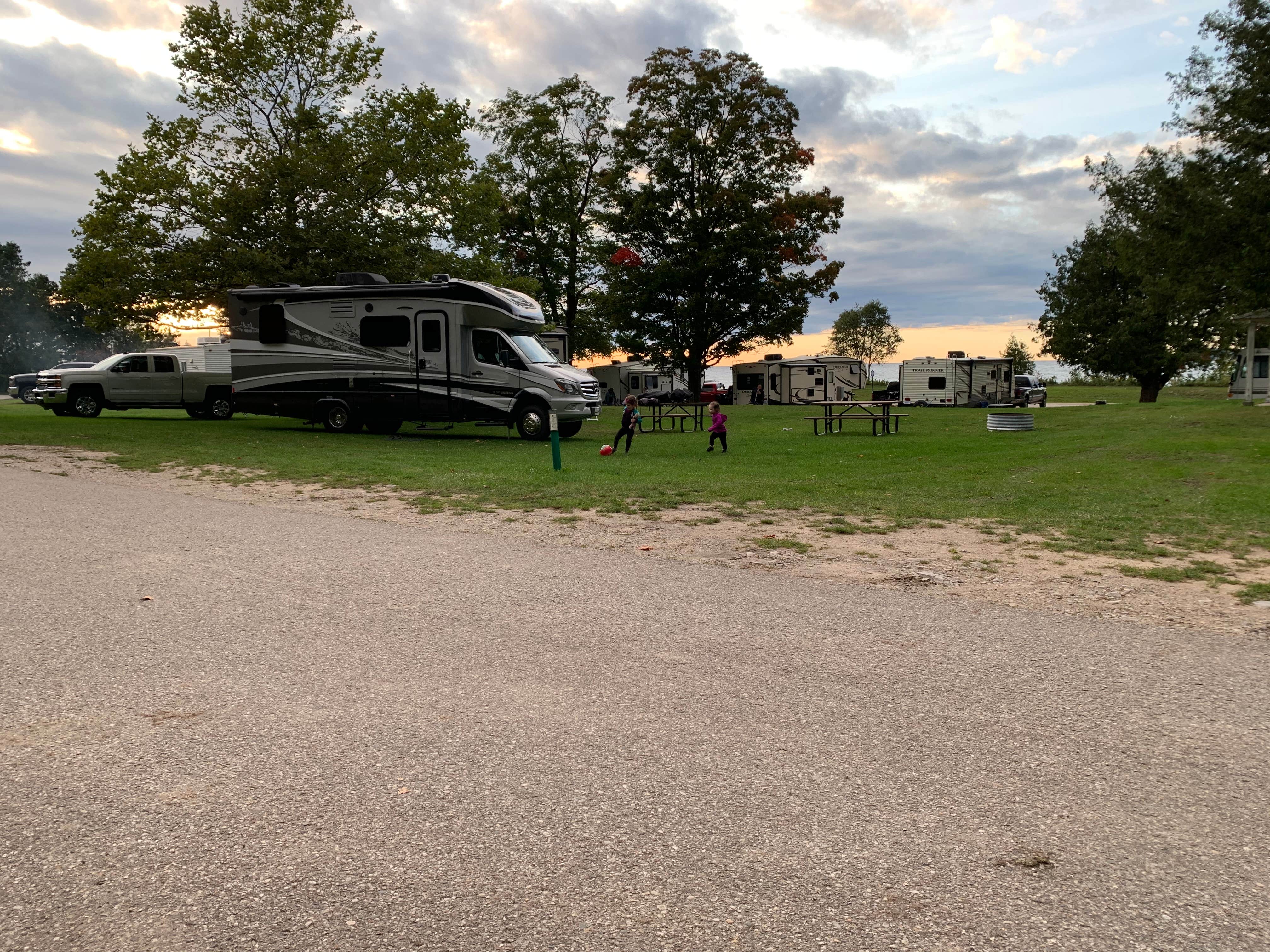 Melissa M.'s photo of rv camping at Magnus Park Campground near Alanson, MI