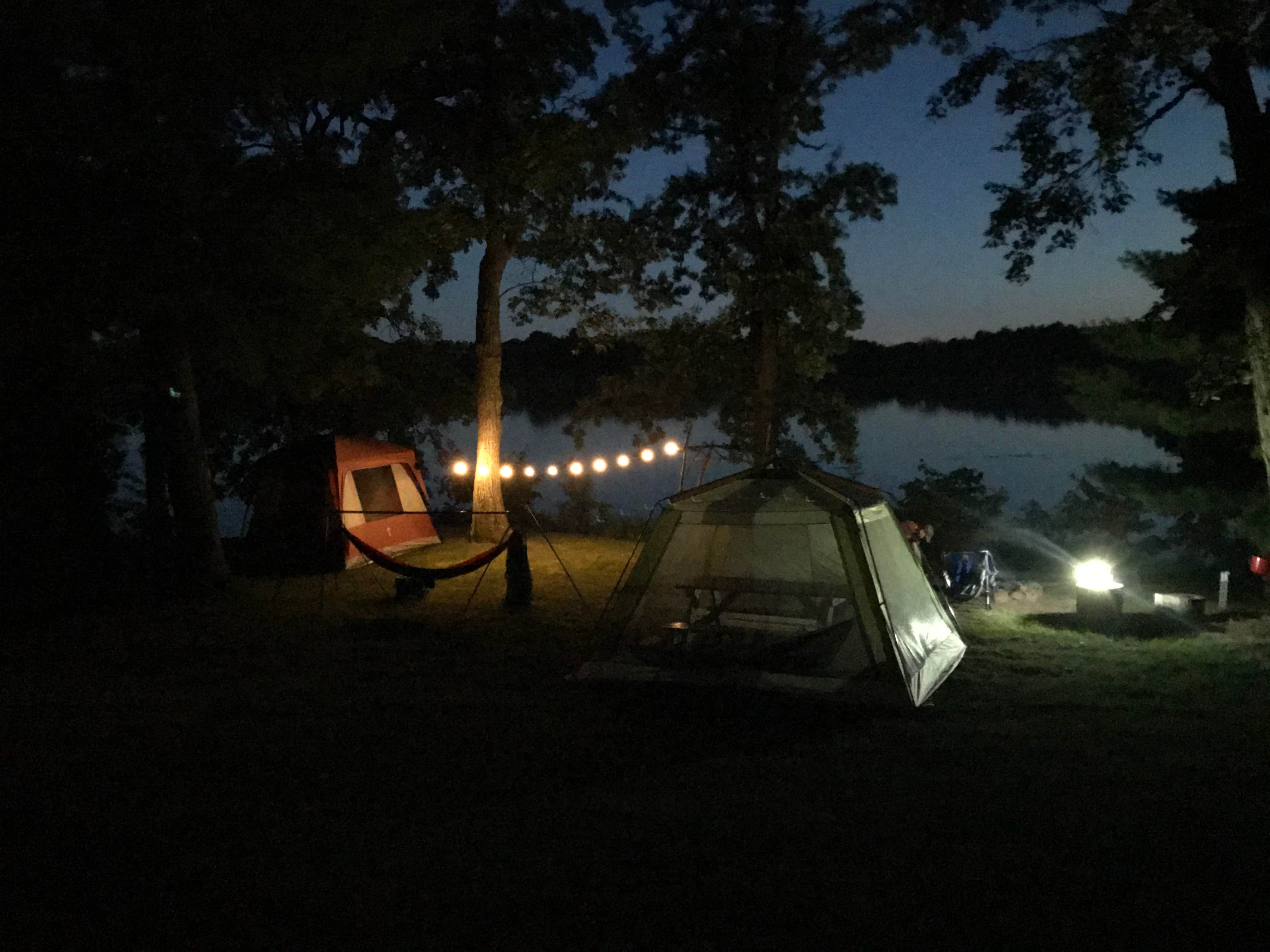 Krista T.'s photo of tent camping at Lily Springs Regenerative Farm near Crystal, MN