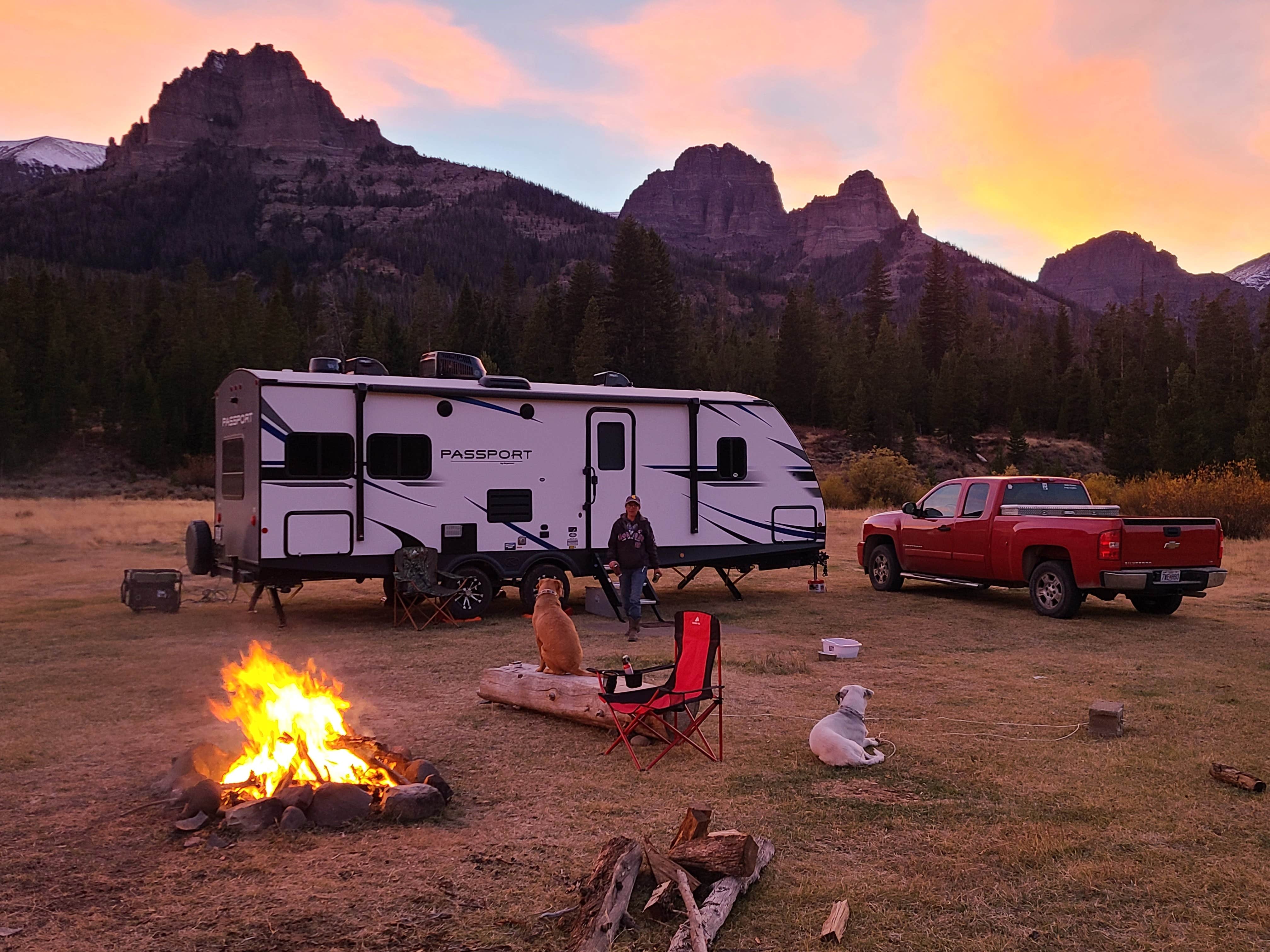 Jon G.'s photo at Double Cabin Campground near Dubois, WY