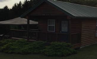 Shannon G.'s photo of glamping accommodations at Sunset Ridge — Milford State Park near Milford, KS