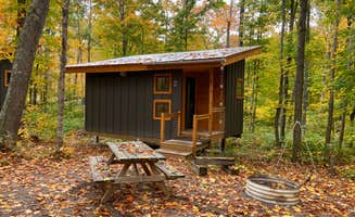Matthew H.'s photo of glamping accommodations at Roam Base Camp near Saxon, WI