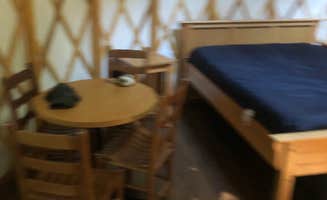 Katie M.'s photo of glamping accommodations at Kiptopeke State Park Campground near Bloxom, VA