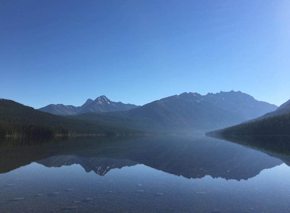 Camper-submitted photo at Kintla Lake Campground — Glacier National Park near Eureka, MT
