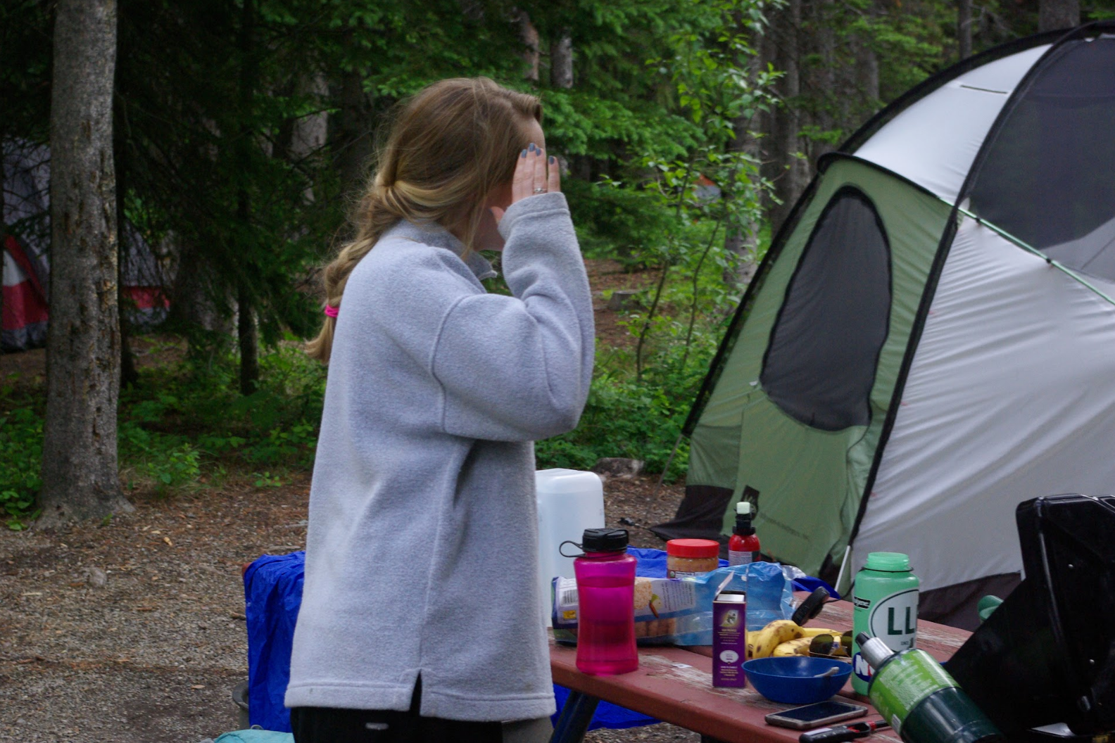 Anna B.'s photo at Many Glacier Campground — Glacier National Park near Babb, MT
