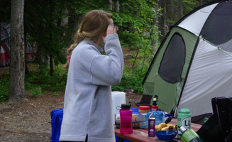 Anna B.'s photo at Many Glacier Campground — Glacier National Park near Glacier National Park