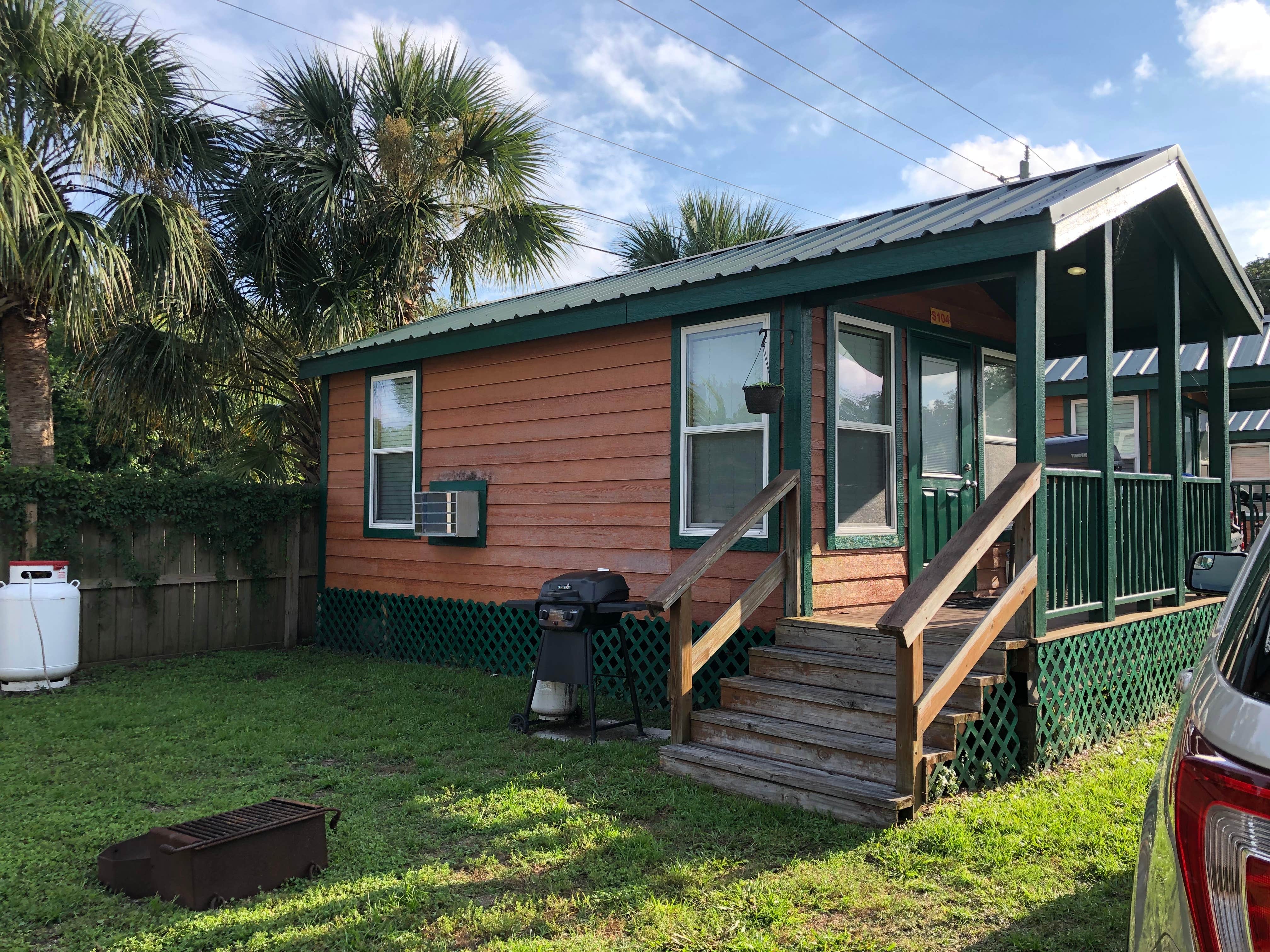 Lorilee S.'s photo of glamping accommodations at St. Augustine Beach KOA near Welaka, FL