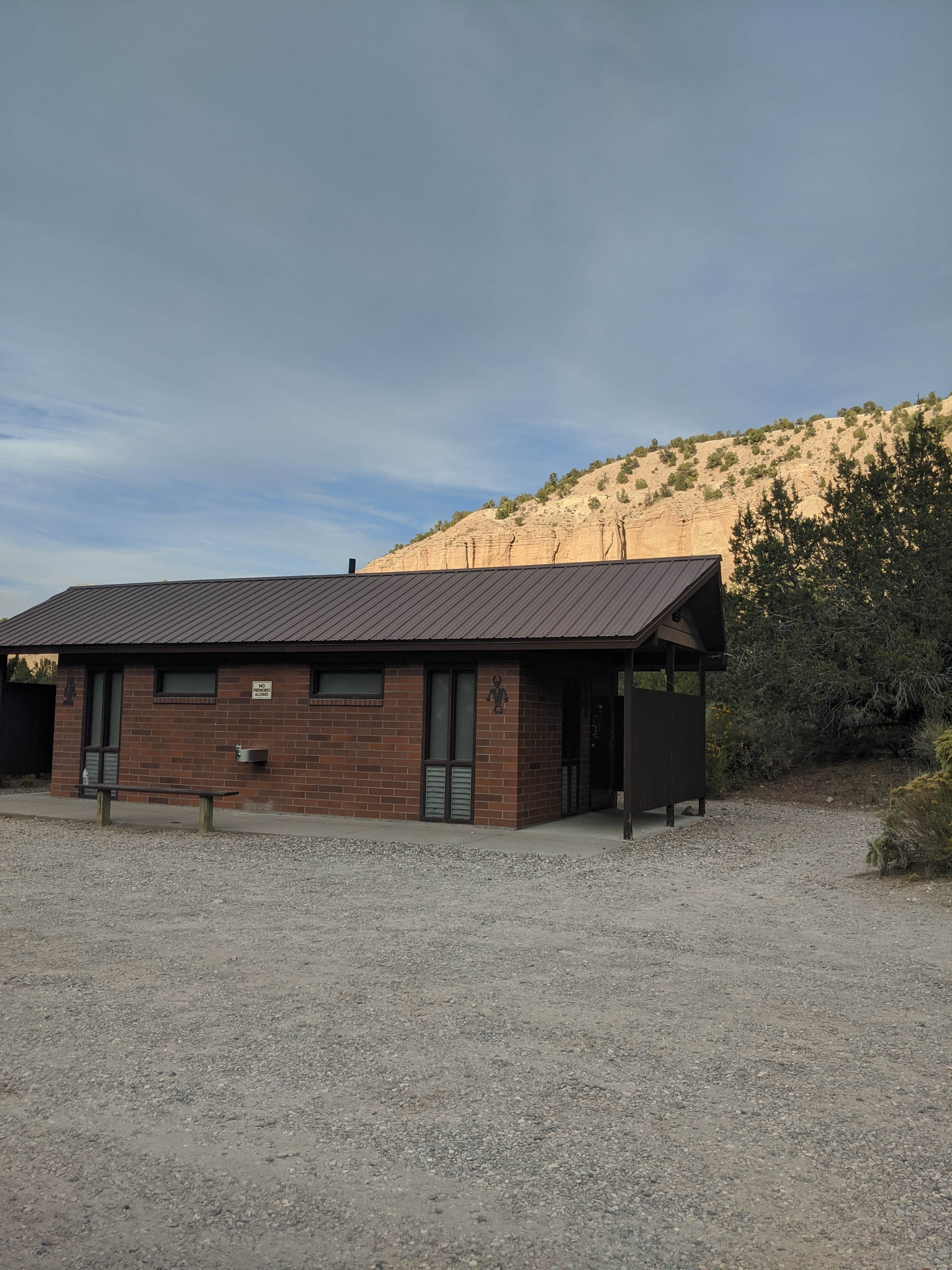 Mariah G.'s photo of glamping accommodations at Castle Rock Campground — Fremont Indian State Park near Fillmore, UT