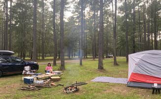 Monte W.'s photo of tent camping at Jeff Davis County Towns Bluff Park RV Park and Campground near Nicholls, GA