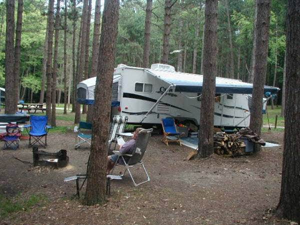 Erin H.'s photo of rv camping at Cook Forest State Park Campground & Cabins near Punxsutawney, PA