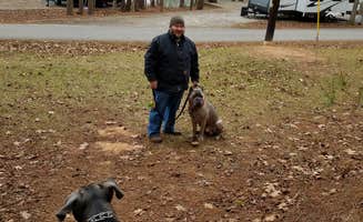 Courtney M.'s photo of camping with pets at Fort Yargo State Park Campground near Lawrenceville, GA