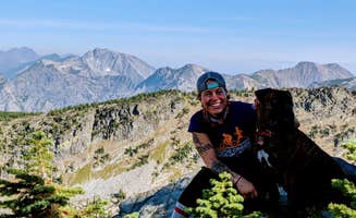Arielle W.'s photo of camping with pets at Engle Lake Dispersed Camping near Noxon, MT