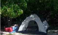 Rachael H.'s photo of tent camping at Kohanaiki Beach Park near Pu'u O Umi Natural Area Reserve
