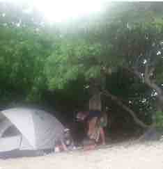 Camper-submitted photo at Kohanaiki Beach Park near Pu'u O Umi Natural Area Reserve