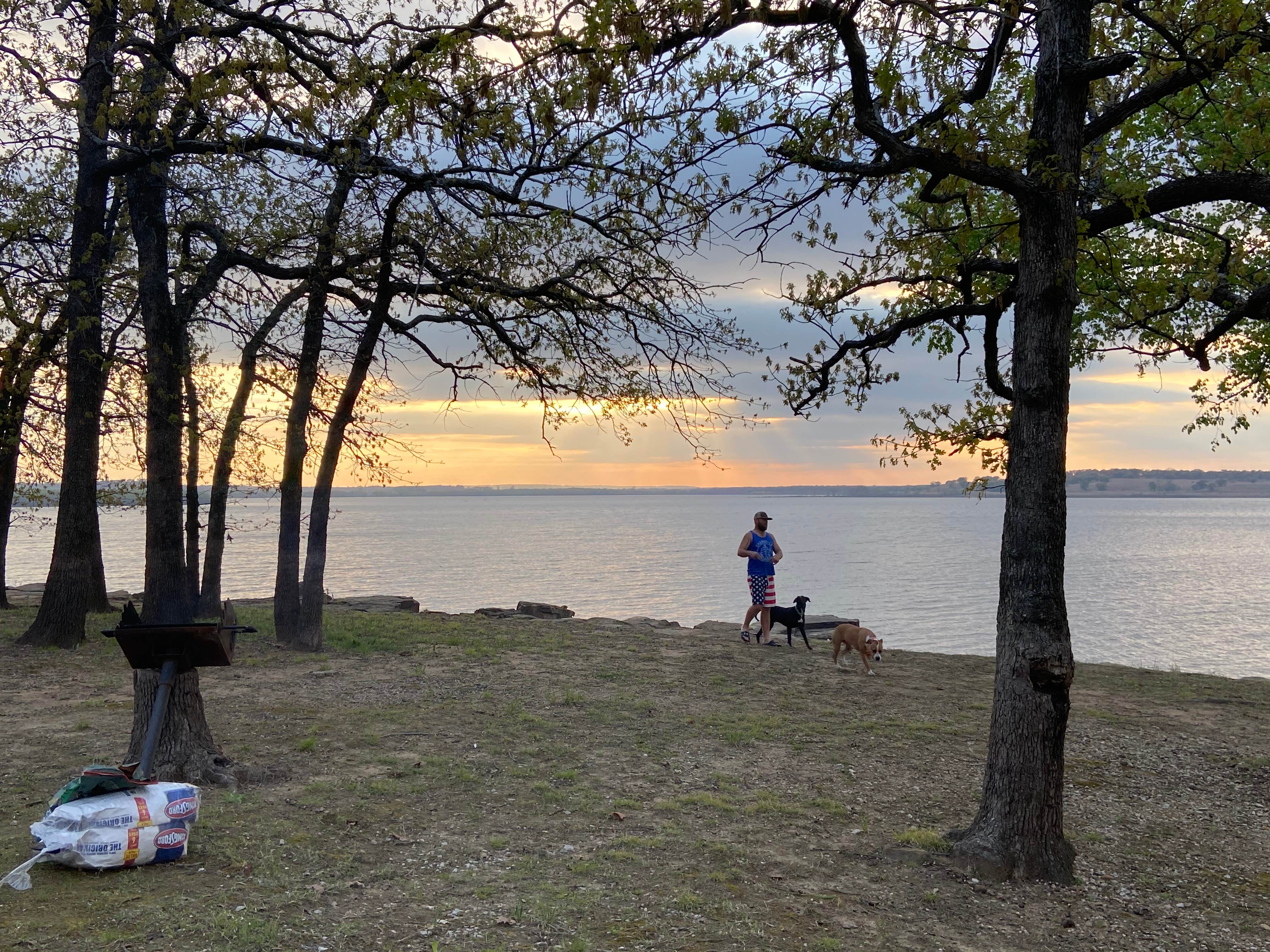 Brittany G.'s photo of camping with pets at Wah-Sha-She Park near Pawhuska, OK