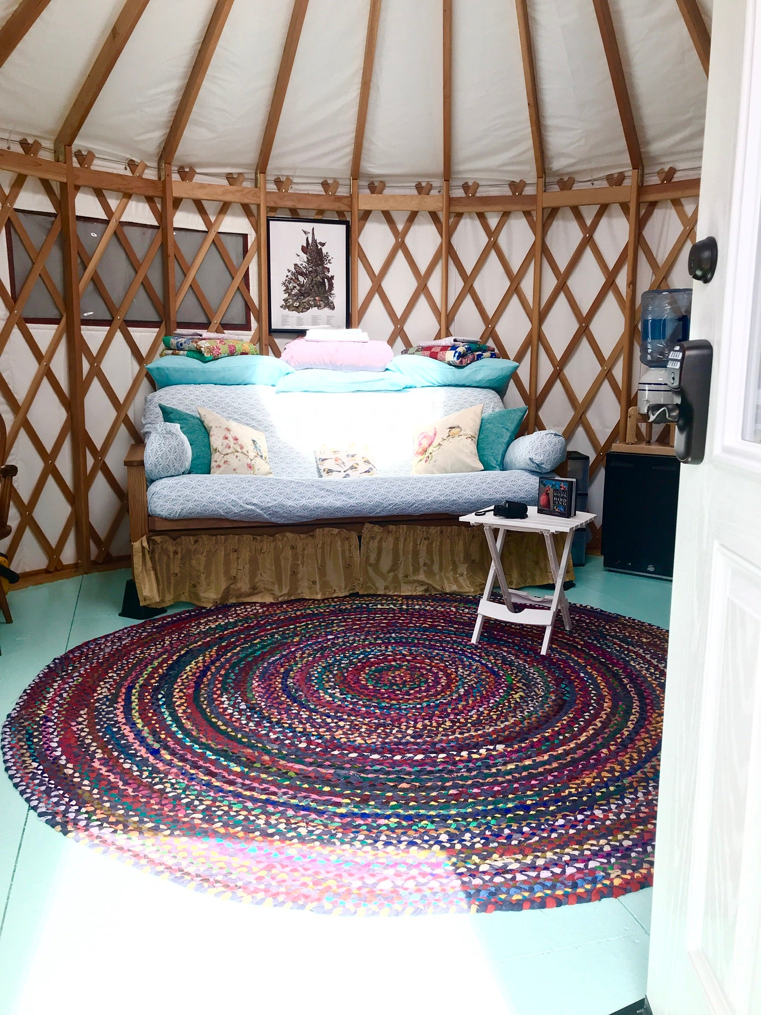Camper submitted image from Wild Maine - The Birdhouse Yurt - 2