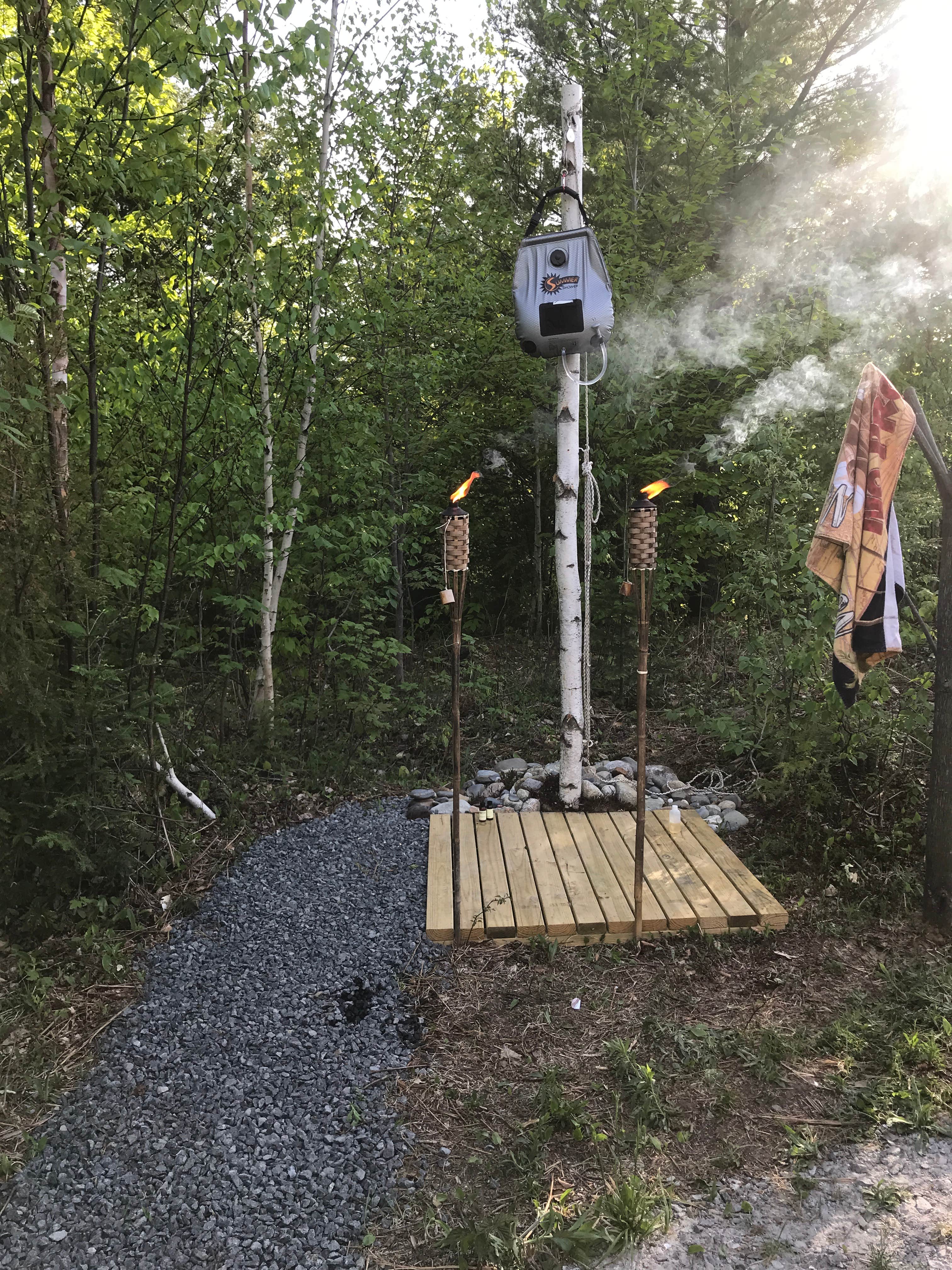 Camper submitted image from Wild Maine - The Birdhouse Yurt - 5