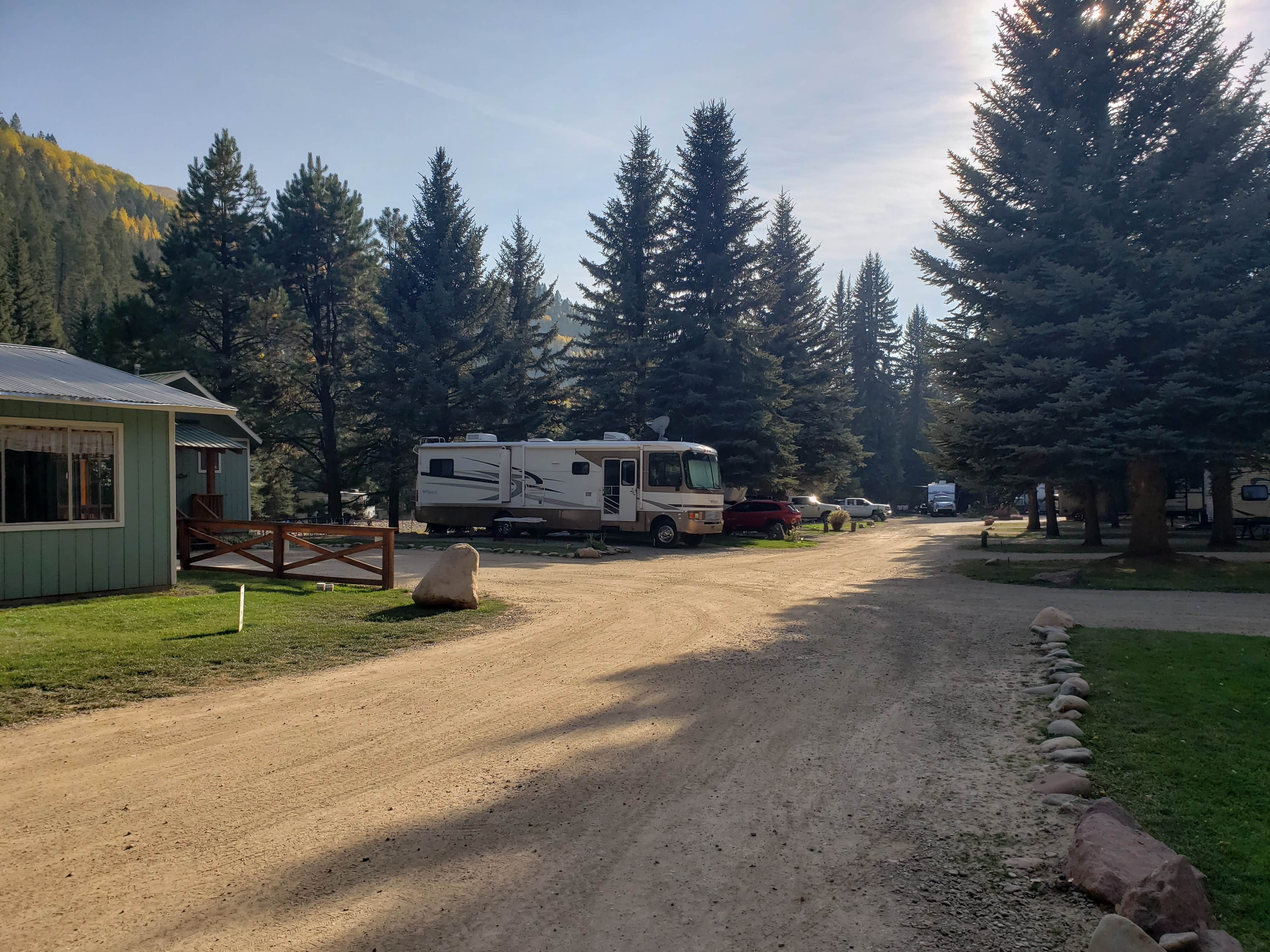 Christopher W.'s photo of rv camping at Priest Gulch Campground and RV Park Cabins and Lodge near Dolores, CO