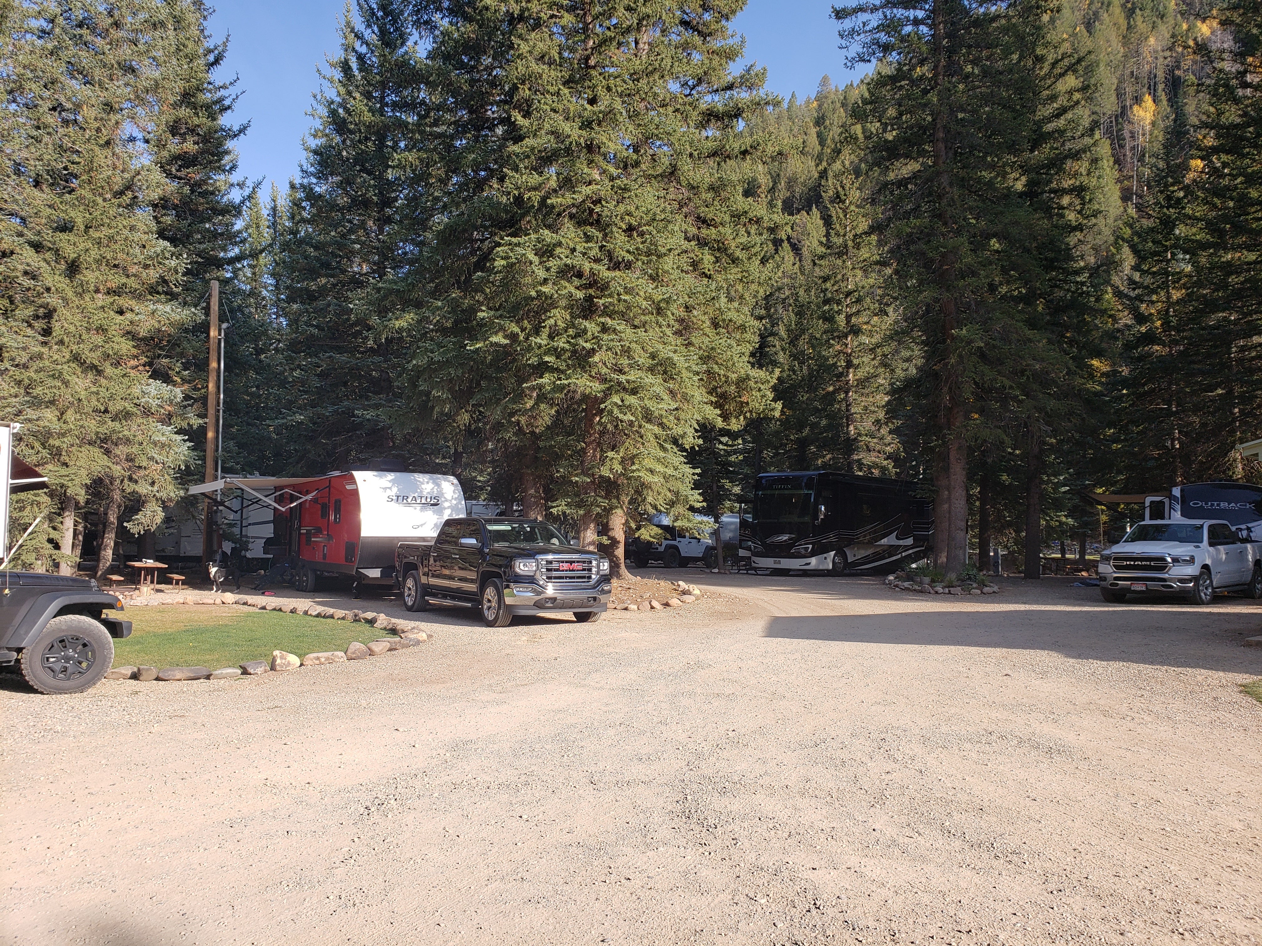 Camper submitted image from Priest Gulch Campground and RV Park Cabins and Lodge - 4