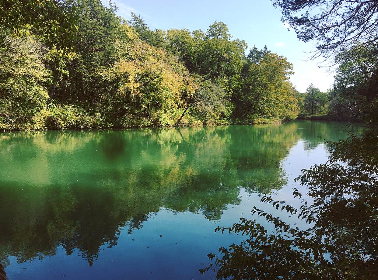 Camper-submitted photo at Blue River Campground near Stringtown, OK