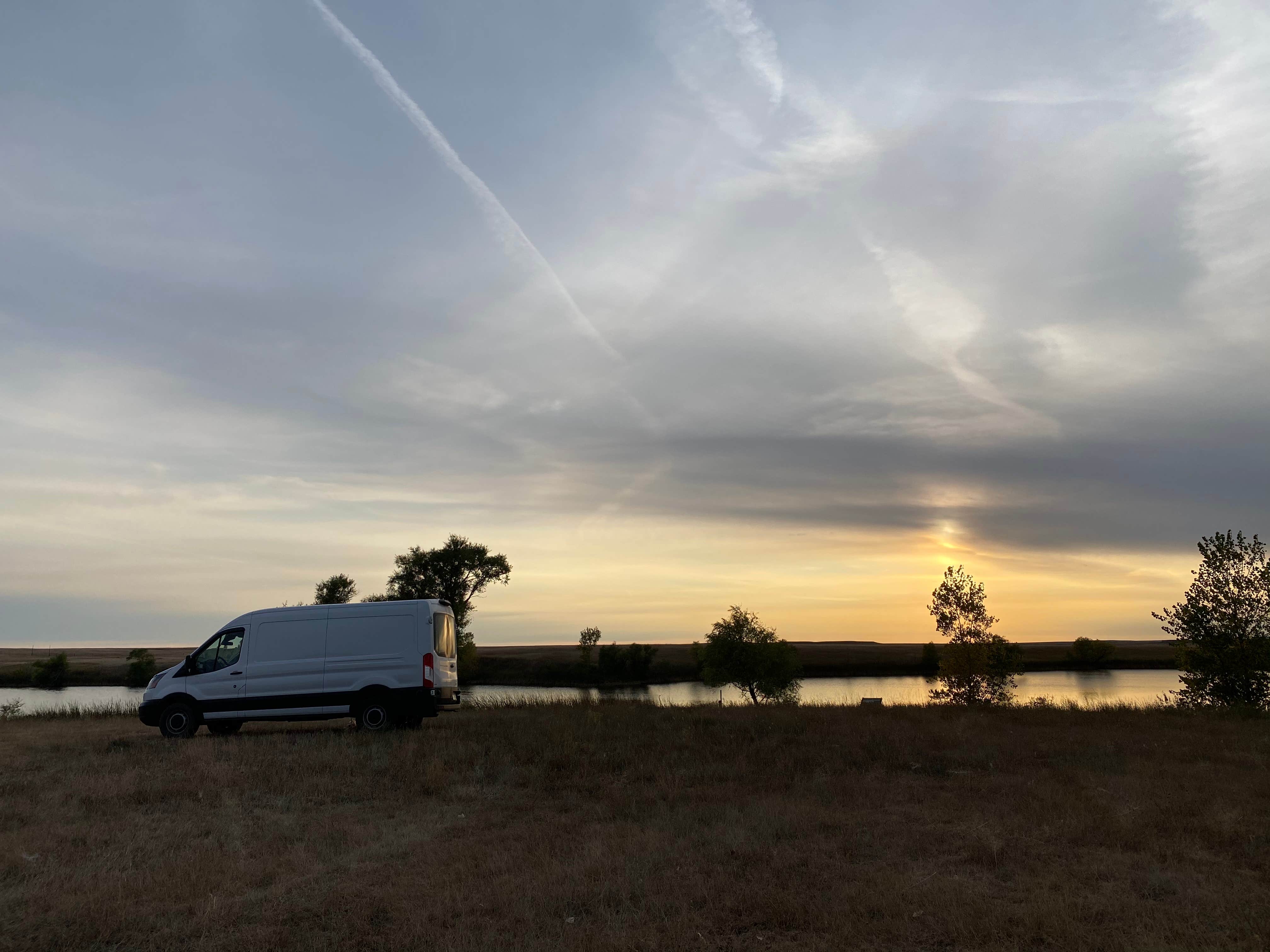 Lucas's photo of rv camping at Richland reservoir dispersed camping near Pierre, SD