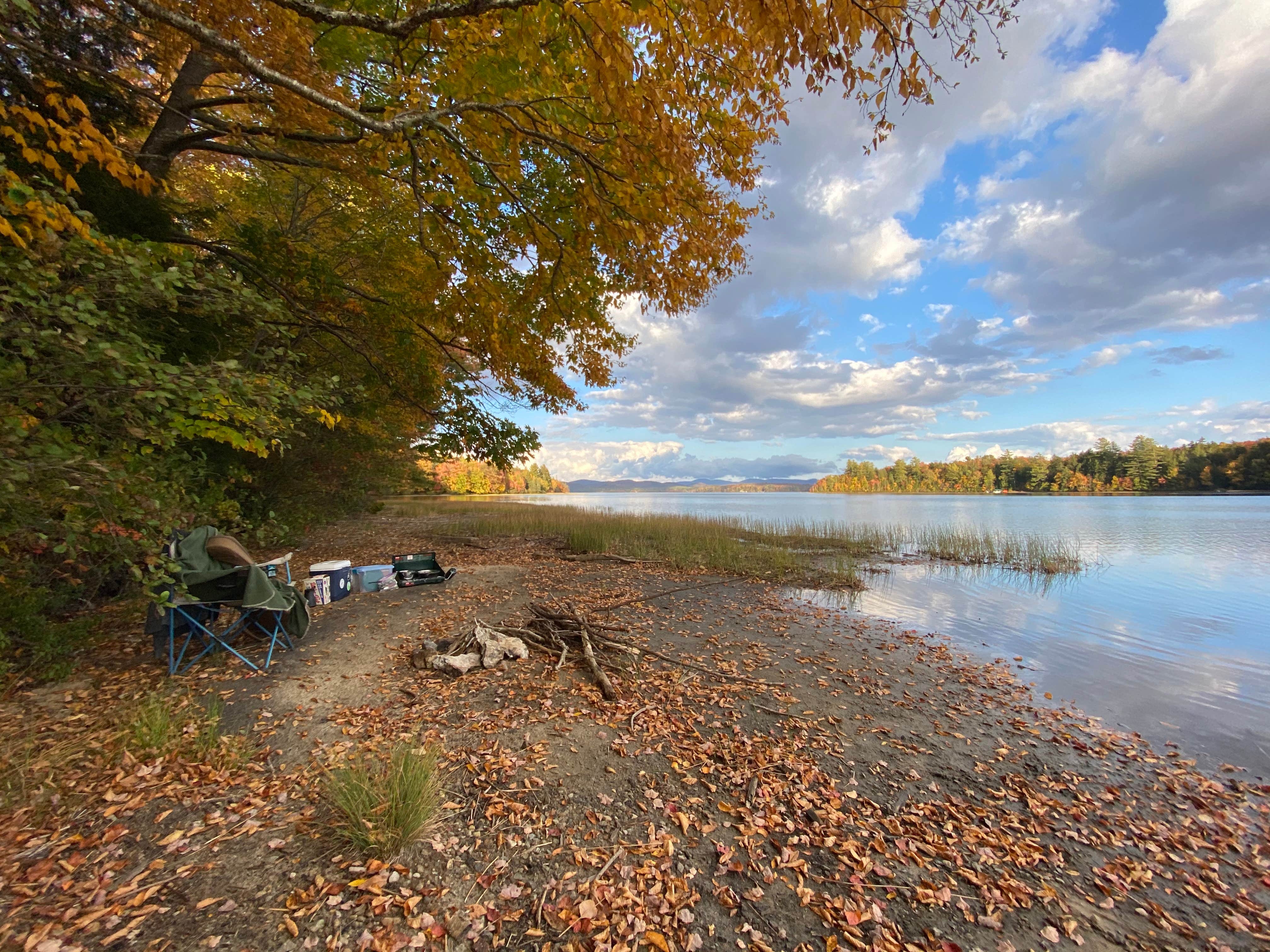 Camper-submitted photo at Little Sandpoint Campground — Piseco Lake near Woodgate, NY