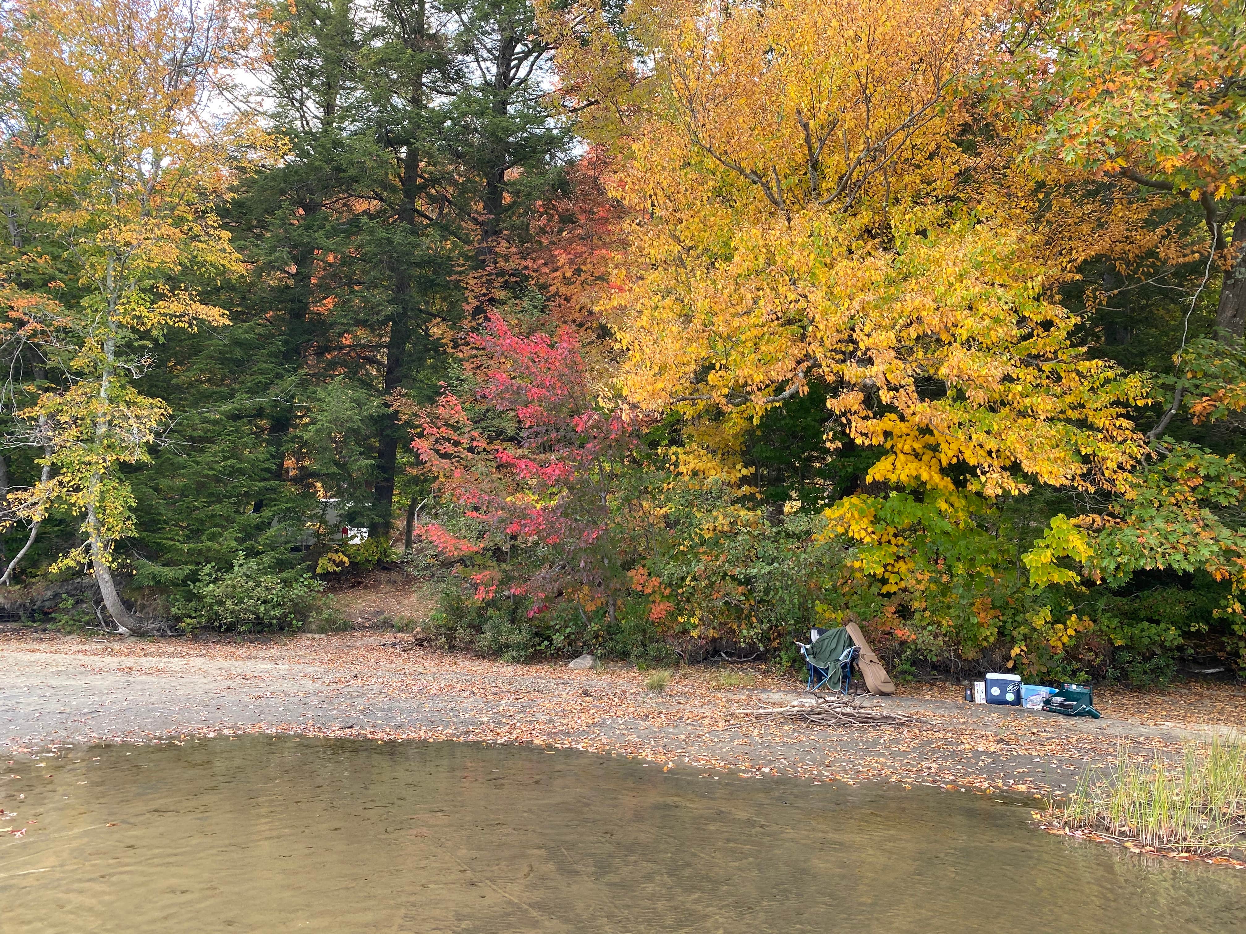 Camper-submitted photo at Little Sandpoint Campground — Piseco Lake near Woodgate, NY