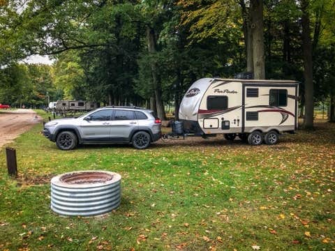 Camper-submitted photo at School Section Lake Veteran's Park Campground near Hamilton, MI