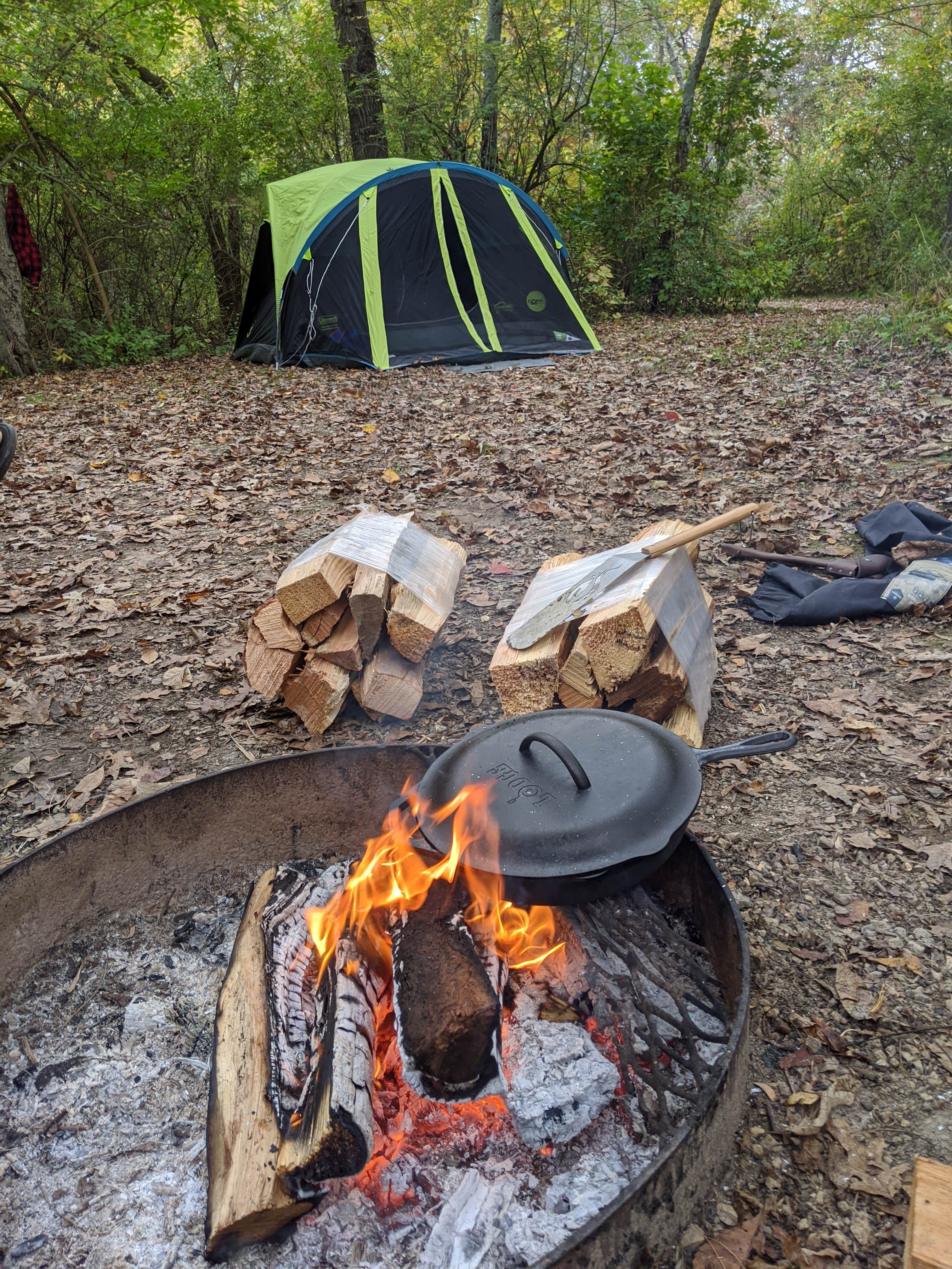 Joe K.'s photo at Yellowstone Lake State Park Campground near Highland, WI