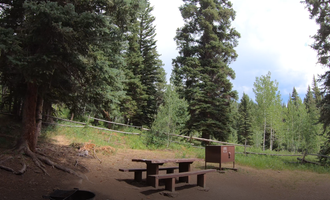 Camping near Trappers Lake Horse Thief Campground: East Marvine, Meeker, Colorado