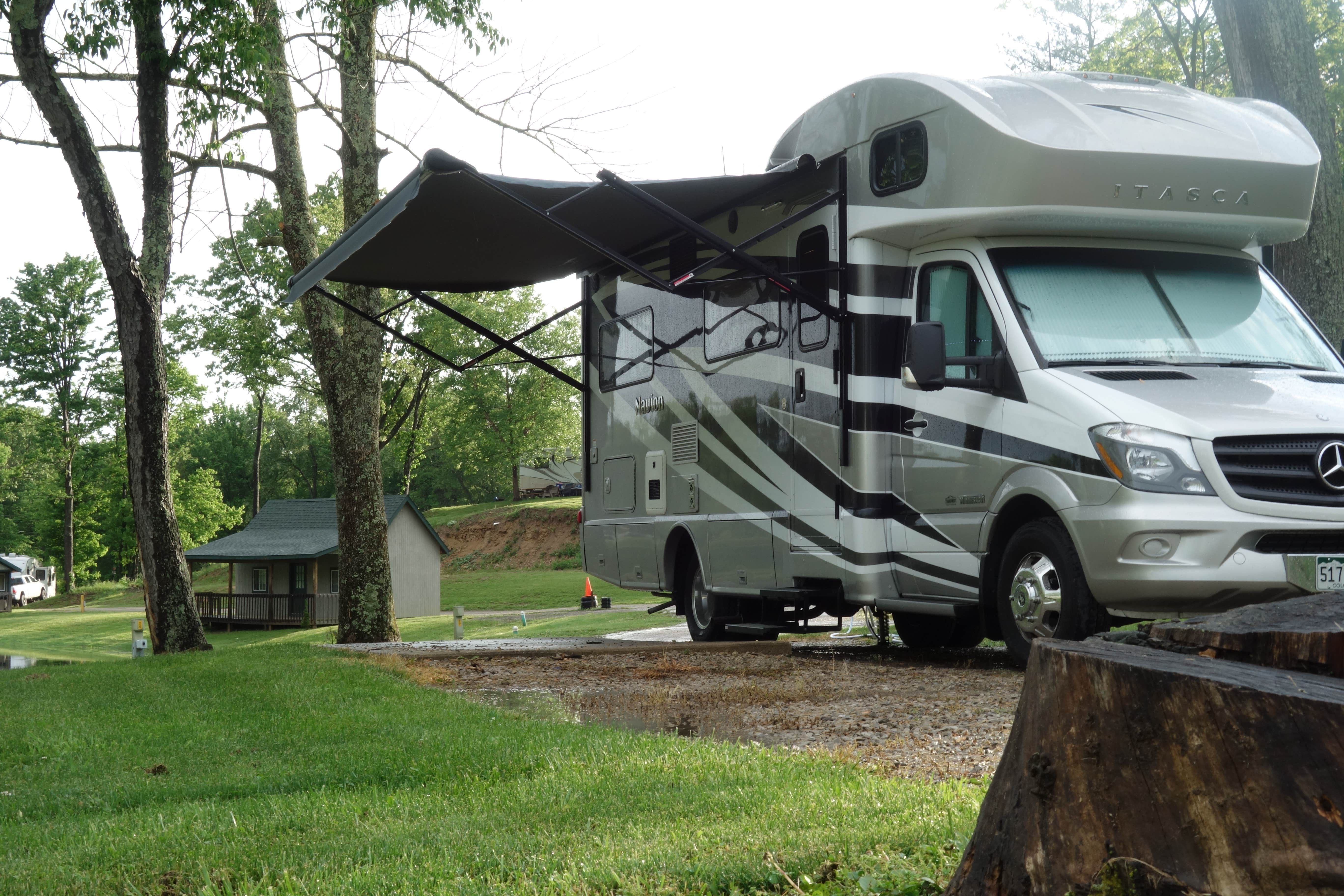 Olivia  P.'s photo of a cabin at National Road Campground near Danville, OH